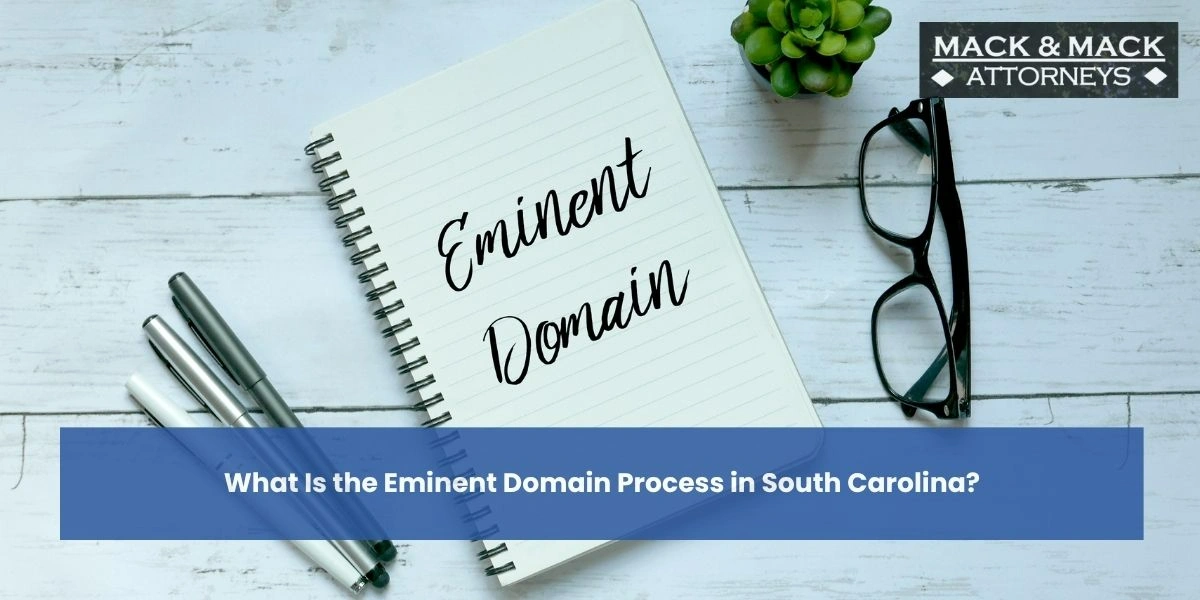 what is the eminent domain process in south carolina